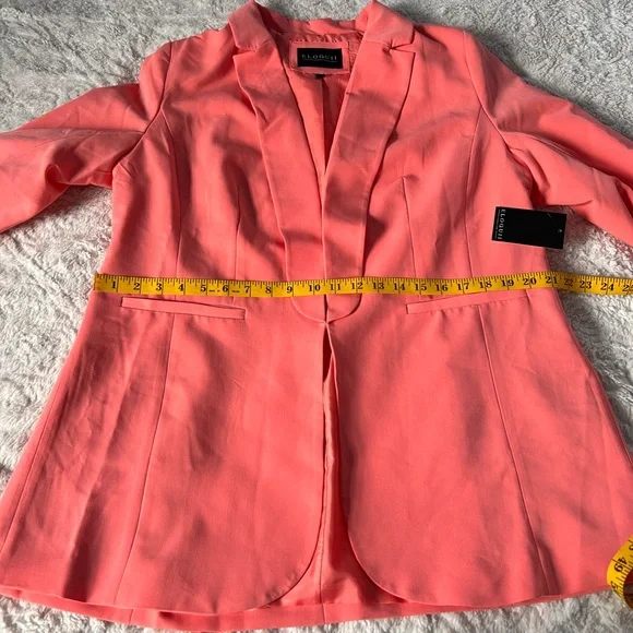 Eloquii Coral Blazer - Picture 14 of 16